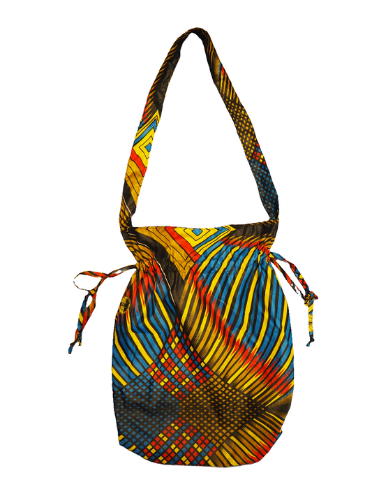 tote bag colorida abierta