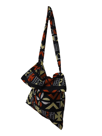 Bolso shopper de tela lleno