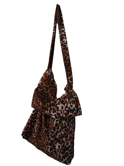 Bolso shopper leopardo lleno