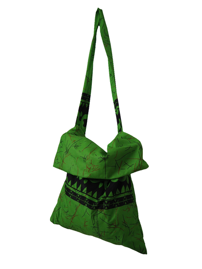 Tote bag verde llena